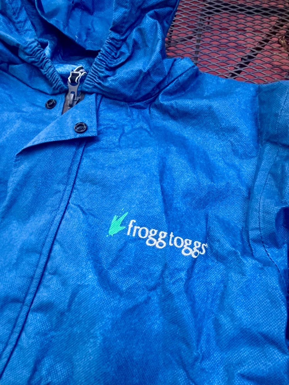 Kids FROGG Toggs Blue Waterproof Rain Jacket